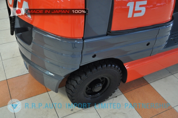 ขายรถโฟล์คลิฟท์มือสอง TOYOTA รุ่น 6FG15-31902 นำเข้าจากประเทศญี่ปุ่น 100\% ไม่เคยใช้งานในไทย