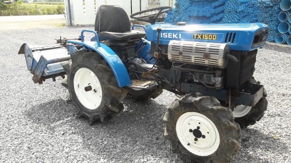 ขายอิซิกิ TX1500 ใช้งานได้เลย พร้อมโรตารี่  สองเพลา เข้าร่องอ้อยได้