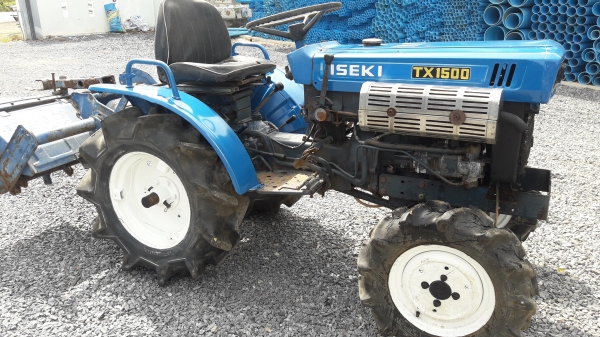 ขายอิซิกิ TX1500 ใช้งานได้เลย พร้อมโรตารี่  สองเพลา เข้าร่องอ้อยได้