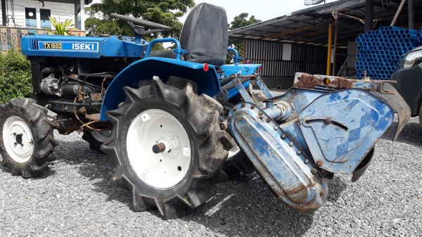 ขายอิซิกิ TX1500 ใช้งานได้เลย พร้อมโรตารี่  สองเพลา เข้าร่องอ้อยได้