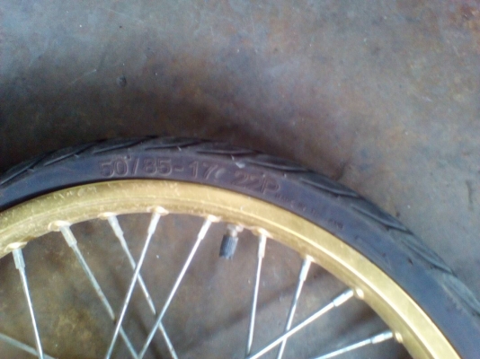 ล้อหน้าล้อหลังพร้อมดุม fino ขอบ 17