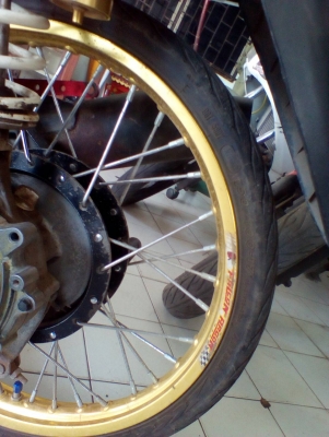 ล้อหน้าล้อหลังพร้อมดุม fino ขอบ 17