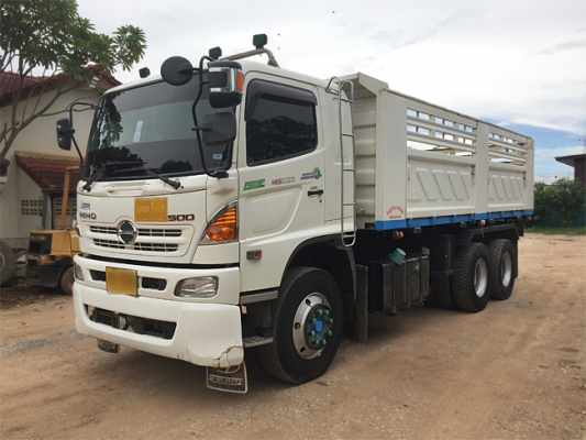 ขาย HINO 380 ดั้มพ์สามมิตร มีระบบลากพ่วง ปี 58 ไมล์ 130,xxx กม.สภาพเดิมๆ