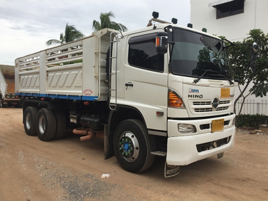 ขาย HINO 380 ดั้มพ์สามมิตร มีระบบลากพ่วง ปี 58 ไมล์ 130,xxx กม.สภาพเดิมๆ