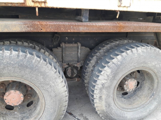 Hino 2K วางเครื่อง P11C-320 แรง ปี 39 เกียร์อิตั้น กระบะดัมพ์แม่ลูก 3 เพลาแท้ยาว 7 เมตร พร้อมบาร์อ้อย ทะเบียนพร้อม