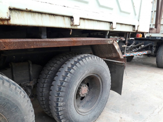 Hino 2K วางเครื่อง P11C-320 แรง ปี 39 เกียร์อิตั้น กระบะดัมพ์แม่ลูก 3 เพลาแท้ยาว 7 เมตร พร้อมบาร์อ้อย ทะเบียนพร้อม