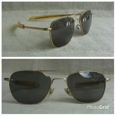 แว่นตาอเมริกันเสืออากาศที่ดีที่สุด ยุค &#039;70s  ราคาอนุบาลน่ารัก!  Vintage RANDOLPH handmade in USA  ตัวแท้!  จริงใจ - ไม่จิงโจ้!