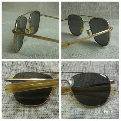 แว่นตาอเมริกันเสืออากาศที่ดีที่สุด ยุค &#039;70s  ราคาอนุบาลน่ารัก!  Vintage RANDOLPH handmade in USA  ตัวแท้!  จริงใจ - ไม่จิงโจ้!