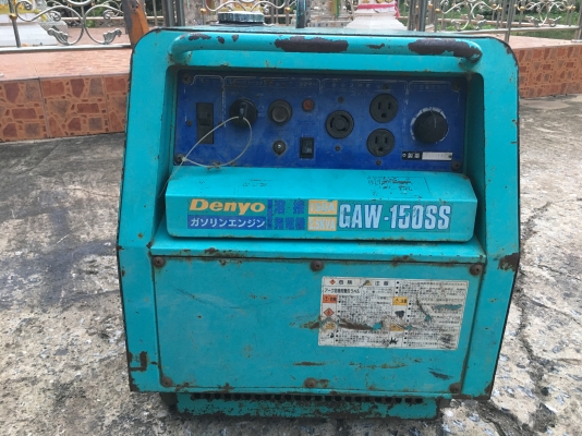 ขายเครื่องเชื่อมพร้อมปั่นไฟ DENYO GAW-150SS ขายเครื่องเชื่อมพร้อมปั่นไฟ DENYO GAW-150SS