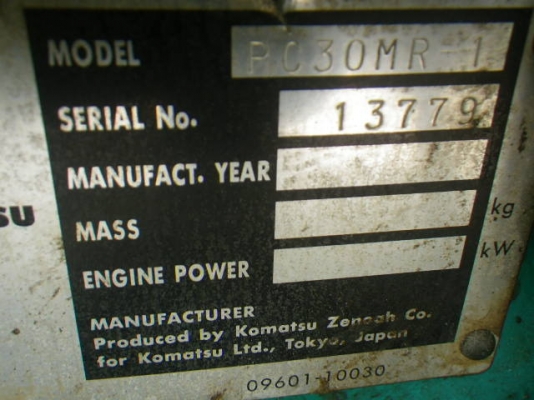 Komatsu PC30MR-1 #13779 สต็อกรถขุด นำเข้าจากญี่ปุ่น โทร. 080-6565422 (หนิง)