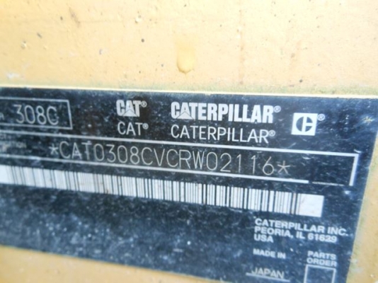 Caterpillar 308CSR #CRW02116 *Japan โทร. 080-6565422 (หนิง)
