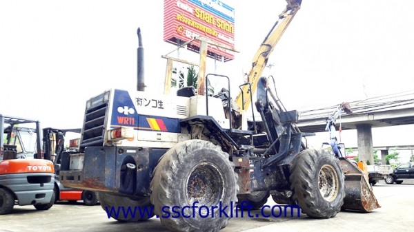 ขายรถตัก KOMATSU WR11-1 สเปคเดียวกับ WA100 รถนอกนำเข้าเองจากญี่ปุ่น MAID IN JAPAN