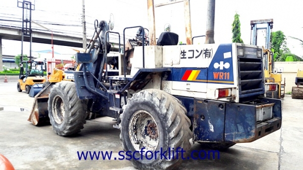 ขายรถตัก KOMATSU WR11-1 สเปคเดียวกับ WA100 รถนอกนำเข้าเองจากญี่ปุ่น MAID IN JAPAN ขายรถตัก KOMATSU WR11-1 สเปคเดียวกับ WA100 รถนอกนำเข้าเองจากญี่ปุ่น MAID IN JAPAN