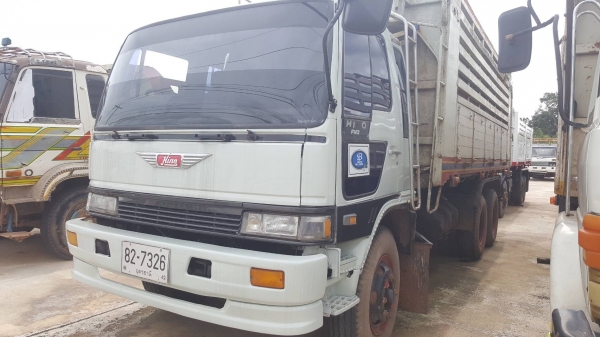 ขาย รถ 10 ล้อดั้ม HINO FM3H เครื่อง HO7D 195 แรงม้า คัสซีสวย สโลว์กลาง ทะเบียนพร้อมโอน