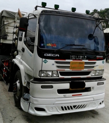 10ล้อหัวลาก ISUZU DECA 270 ปี48 ติดก็าซ NGV สวยพร้อมใช้