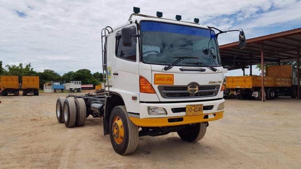 ขาย HINO MEGA 320 แรงม้า ปี 51 รถสวยพร้อมใช้งาน พร้อมติดตั้งดั้มหรือหางบรรทุกแม็คโค ราคาคุยกัน สนใจโ