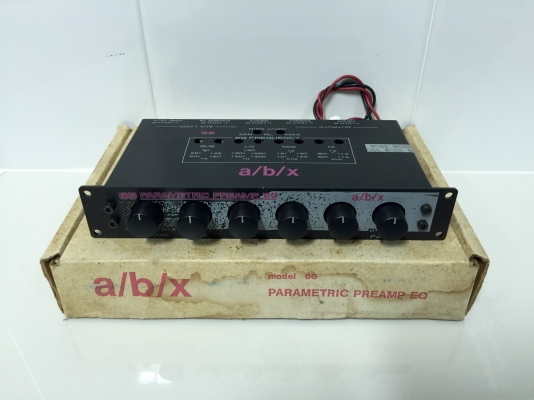 ขายปรีแอมป์ยี่ห้อ a/b/x model 66 ไม่เคยเปิดฝาของใหม่เก่าเก็บ