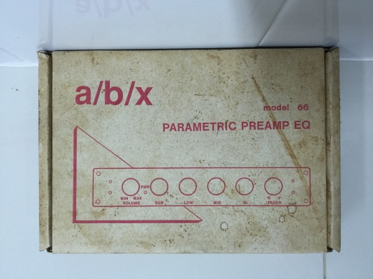 ขายปรีแอมป์ยี่ห้อ a/b/x model 66 ไม่เคยเปิดฝาของใหม่เก่าเก็บ ขายปรีแอมป์ยี่ห้อ a/b/x model 66 ไม่เคยเปิดฝาของใหม่เก่าเก็บ