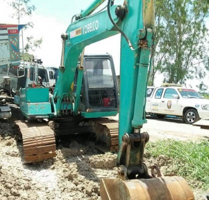 รถแบ็คโฮล KOBELCO SK120-2 เอกสารซื้อ-ขาย รถใช้งานได้ปกติ พร้อมขาย