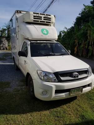 2คันรวมราคาถูก วีโก้เครื่อง2.7 เบนซิล (รถตู้เย็นสเตนเลส) สูง185ซม.