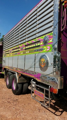 ขาย HINO 344 พ่วงแม่ลูก กระบะเนียมคอกเกษตรดั๊ม อู่ ซีทีทรัค รถปี 57