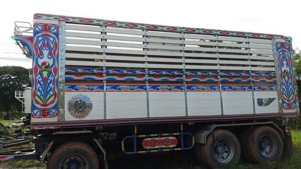 ขาย HINO 344 พ่วงแม่ลูก กระบะเนียมคอกเกษตรดั๊ม อู่ ซีทีทรัค รถปี 57