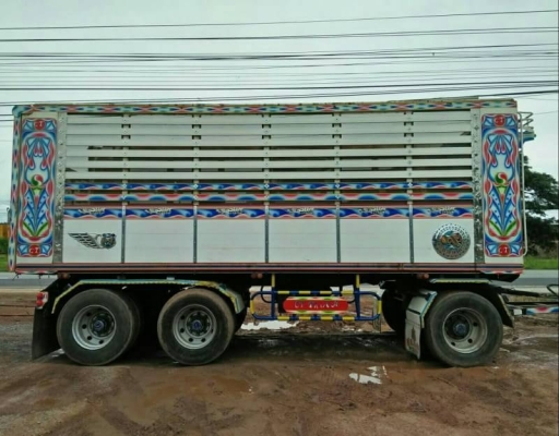 ขาย HINO 344 พ่วงแม่ลูก กระบะเนียมคอกเกษตรดั๊ม อู่ ซีทีทรัค รถปี 57