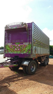 ขาย HINO 344 พ่วงแม่ลูก กระบะเนียมคอกเกษตรดั๊ม อู่ ซีทีทรัค รถปี 57