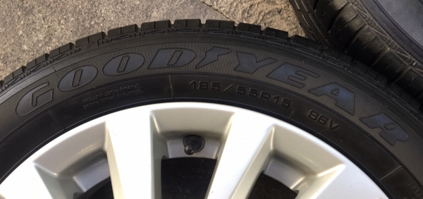 แม็ก Mitsu Attrage ขอบ 15 พร้อมยาง GoodYear 185-55-15