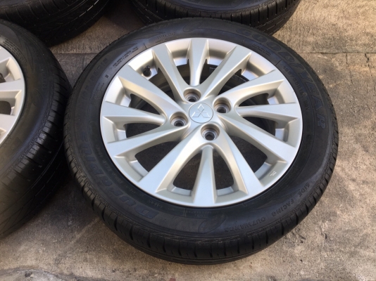 แม็ก Mitsu Attrage ขอบ 15 พร้อมยาง GoodYear 185-55-15