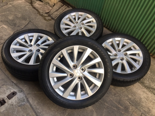 แม็ก Mitsu Attrage ขอบ 15 พร้อมยาง GoodYear 185-55-15
