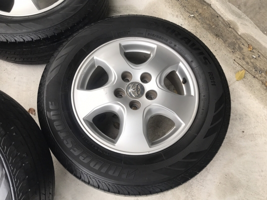 ล้อแม็ก Toyota Vigo Champ พร้อมยาง Bridgestone 215-65-16 ปี 15