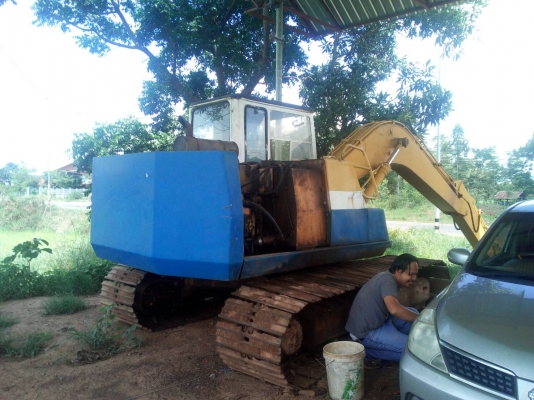 ขายKOMATSU PC100-5 เครื่อง4D31เทอร์โบ บูมอามไม่มีรอยปะ โช่สูง บูชกลม เอวแน่น ปั้มเดิม ใบ70 อยู่ขอนแก่น ราคา285,000บ. สนใจ 0835601591หรือ0903494058