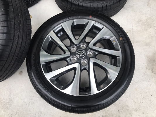 ล้อแม็กป้ายแดง TOYOTA SIENTA รุ่นท๊อป ขอบ 16 พร้อมยางใหม่ป้ายแดง 195-50-16 ปี 17