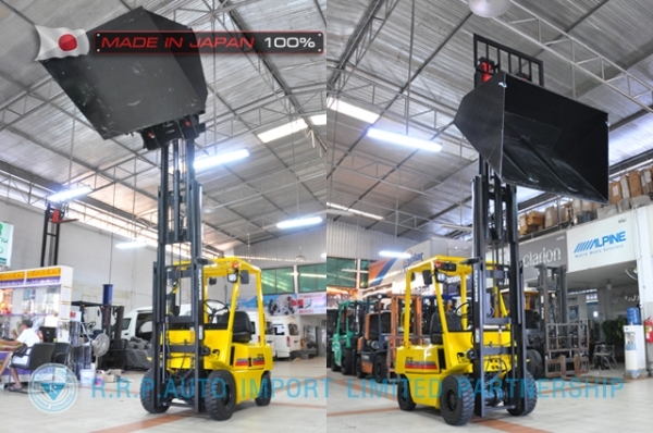 ขายรถโฟล์คลิฟท์มือสอง KOMATSU รุ่น FD15L-50409 นำเข้าจากประเทศญี่ปุ่น 100\% ไม่เคยใช้งานในไทย