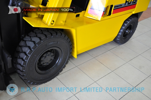 ขายรถโฟล์คลิฟท์มือสอง KOMATSU รุ่น FD15L-50409 นำเข้าจากประเทศญี่ปุ่น 100\% ไม่เคยใช้งานในไทย