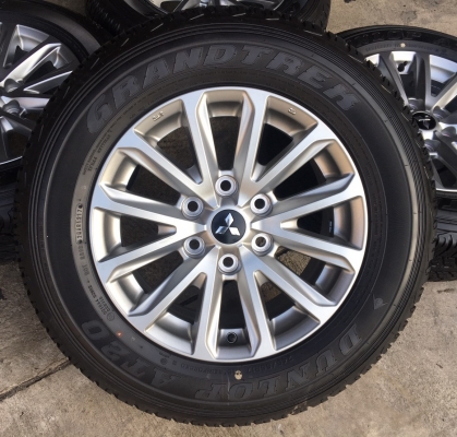 ล้อแม็กป้ายแดงปี17 มิตซูบิชิ นิวไตรตั้นพลัส 6รู139 ขอบ17 พร้อมยางป้ายแดง 245-65-17