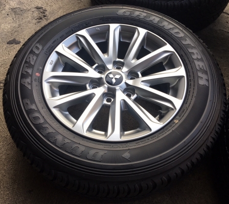 ล้อแม็กป้ายแดงปี17 มิตซูบิชิ นิวไตรตั้นพลัส 6รู139 ขอบ17 พร้อมยางป้ายแดง 245-65-17