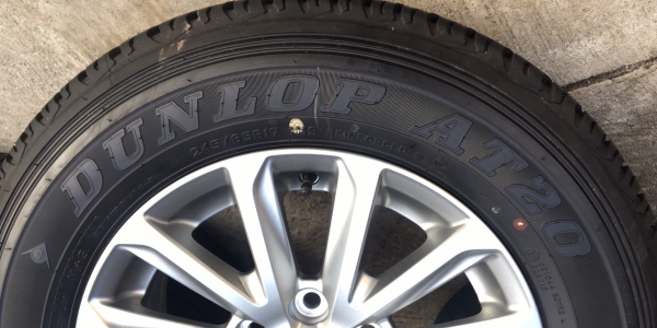 ล้อแม็กป้ายแดงปี17 มิตซูบิชิ นิวไตรตั้นพลัส 6รู139 ขอบ17 พร้อมยางป้ายแดง 245-65-17