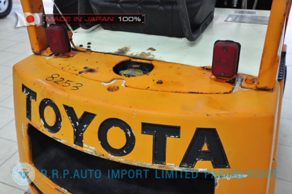 ขายรถโฟล์คลิฟท์มือสอง TOYOTA รุ่น 2FG9-58253 นำเข้าจากประเทศญี่ปุ่น 100\% ไม่เคยใช้งานในไทย