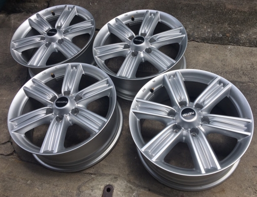 แม็กป้ายแดง ISUZU D-MAX BLUE POWER ขอบ 18