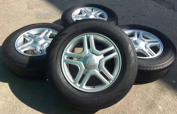 ล้อแม็ก ISUZU Blue Power ขอบ16 พร้อมยาง Bridgestone 215-70-16