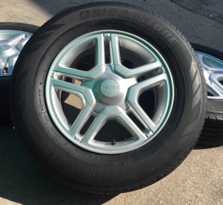 ล้อแม็ก ISUZU Blue Power ขอบ16 พร้อมยาง Bridgestone 215-70-16