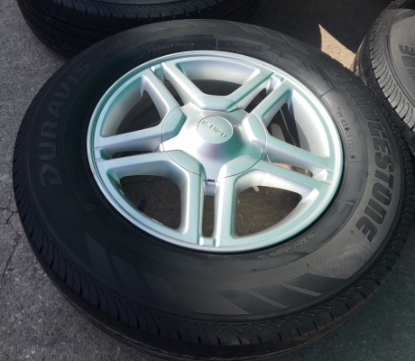 ล้อแม็ก ISUZU Blue Power ขอบ16 พร้อมยาง Bridgestone 215-70-16