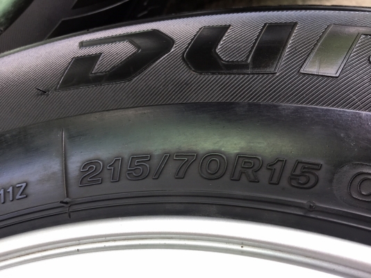 ล้อแม็ก ISUZU D-MAX 1.9 BLUE POWER ขอบ 15 พร้อมยาง 215-70-15 ปลายปี 15