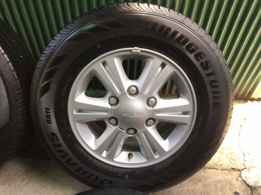 ล้อแม็ก ISUZU D-MAX 1.9 BLUE POWER ขอบ 15 พร้อมยาง 215-70-15 ปลายปี 15