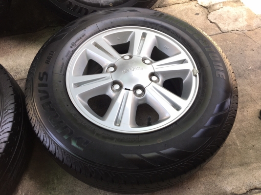 ล้อแม็ก ISUZU D-MAX 1.9 BLUE POWER ขอบ 15 พร้อมยาง 215-70-15 ปลายปี 15