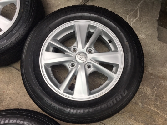 ล้อแม็ก Toyota Avanza ขอบ15 พร้อมยาง Bridgestone 185-65-15
