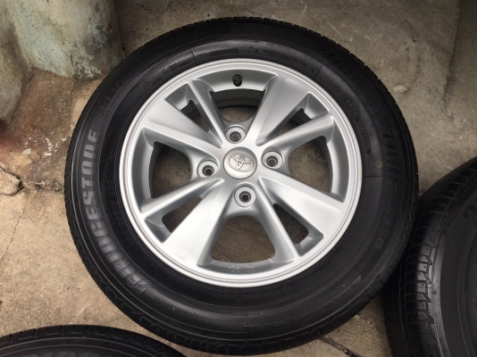 ล้อแม็ก Toyota Avanza ขอบ15 พร้อมยาง Bridgestone 185-65-15
