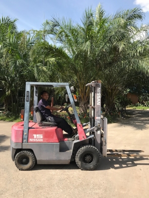 ขายFORKLIFT NISSAN FG15 สุดสวย(1.5ตัน) เสา3เมตร สวยเดิมจากญี่ปุ่น ยังไม่เคยใช้ในไทย 125,000เท่านั้น!!